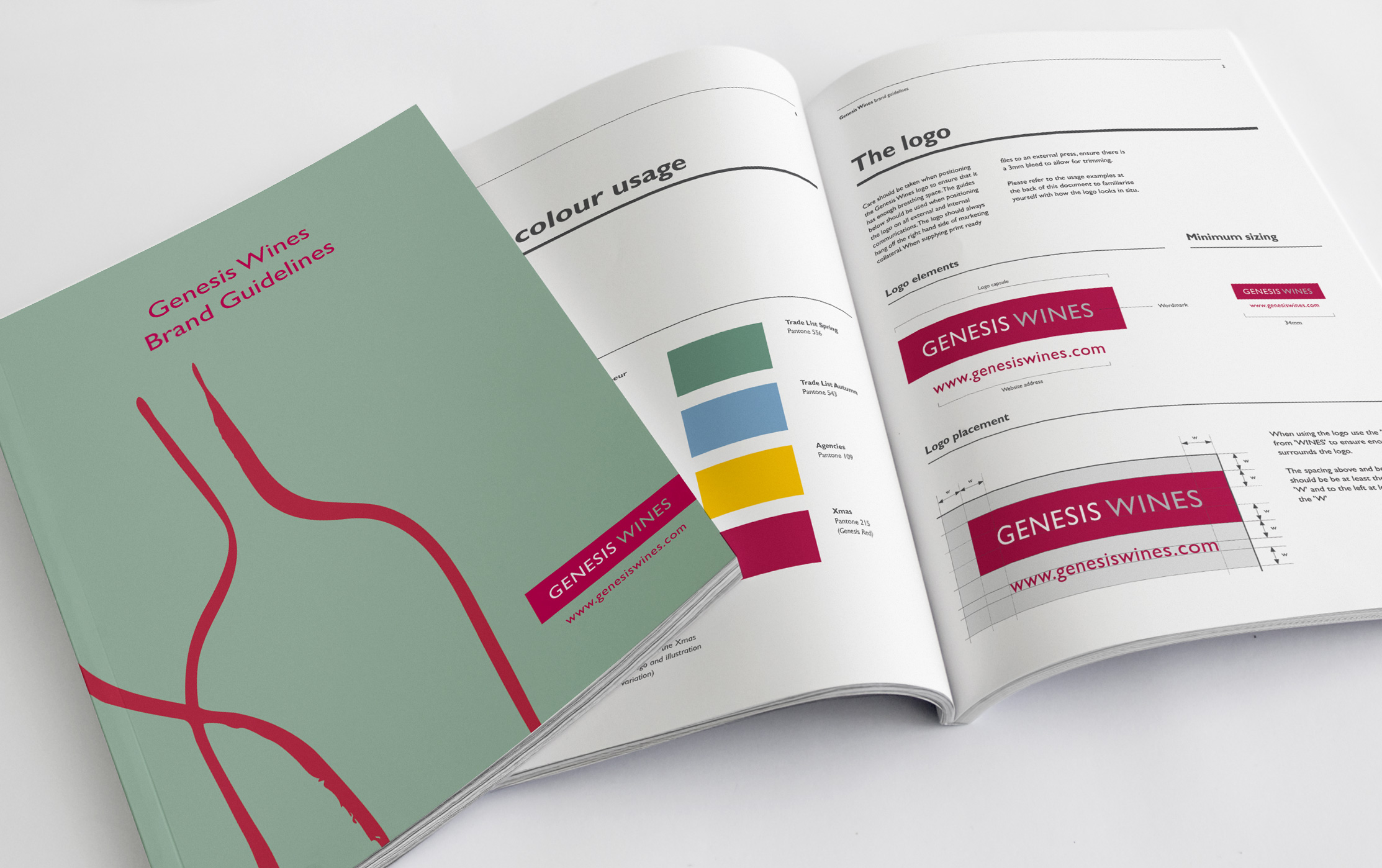 Genesis Wines brand guidelines