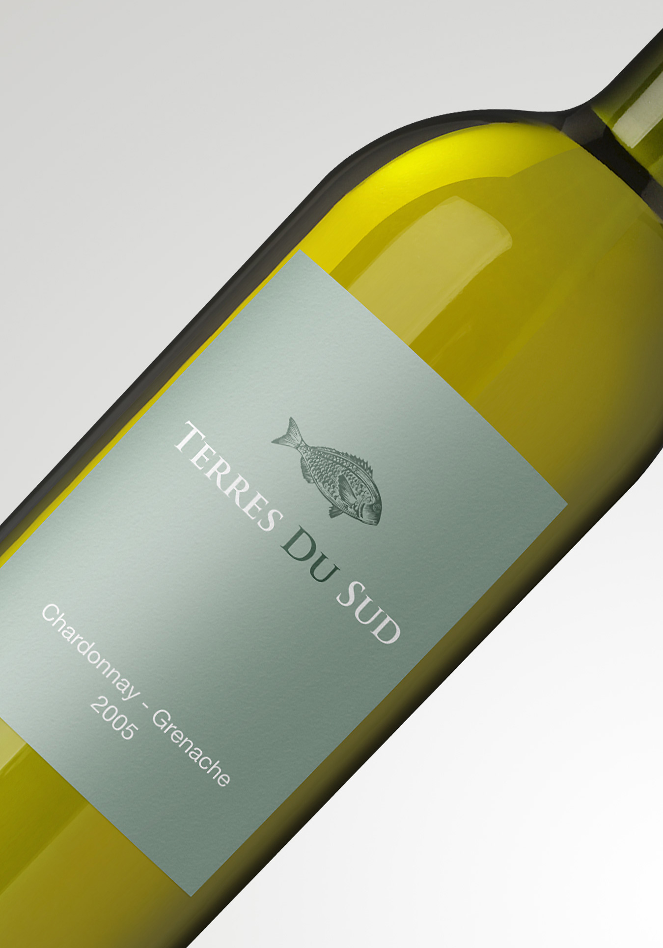 Genesis Wines wine bottle label design