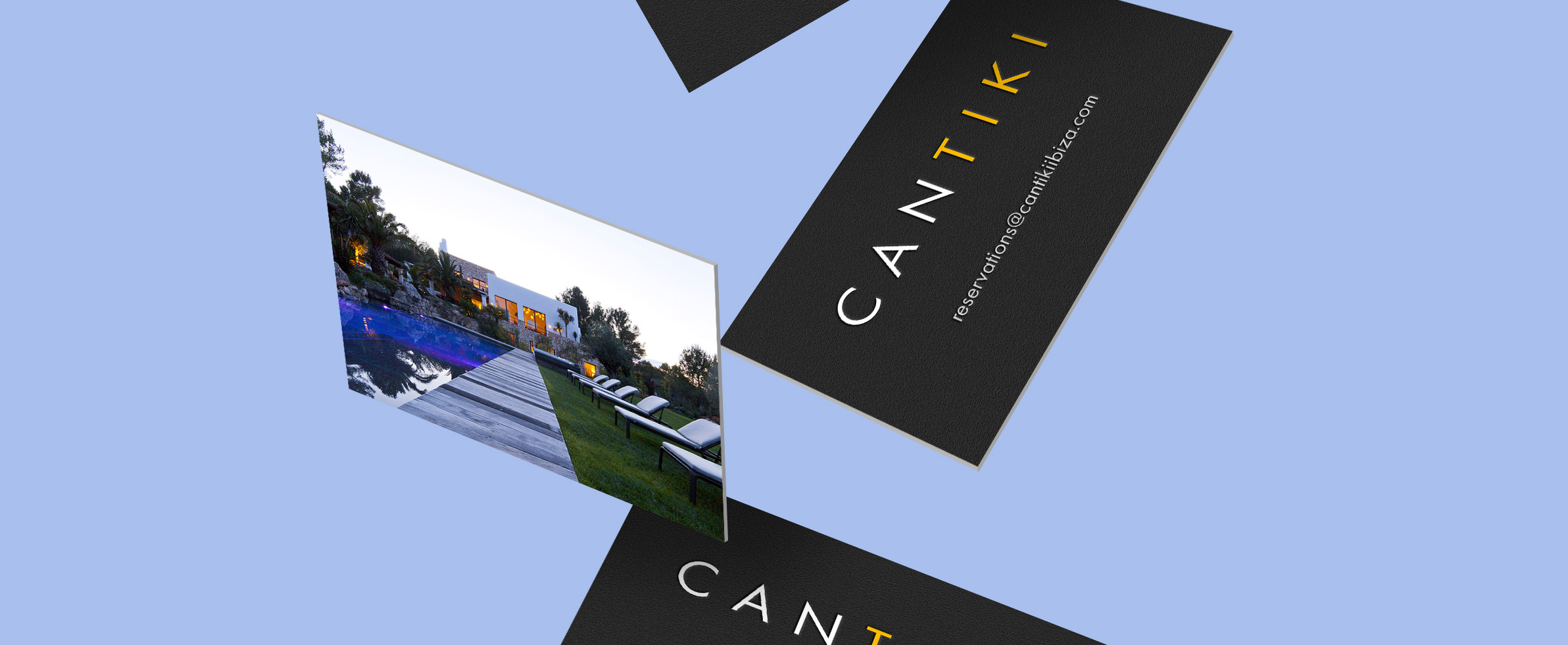 Can Tiki villa branding, logo and business card design