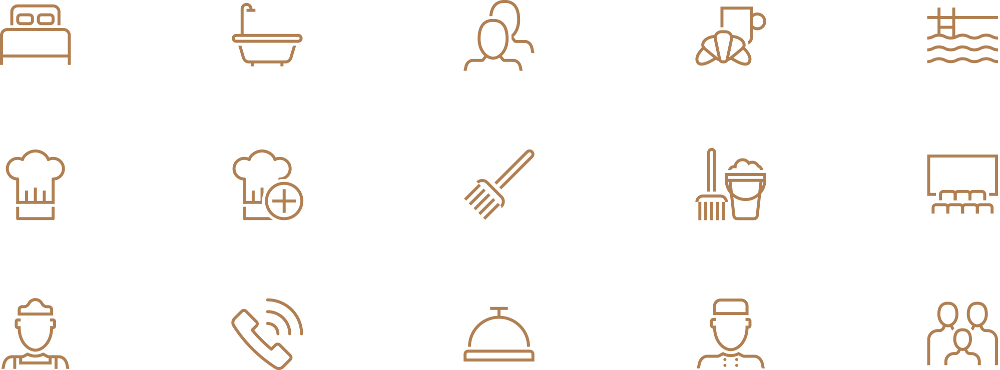 The Luxury Villa Collection custom icon set The Luxury Villa Collection custom icon set